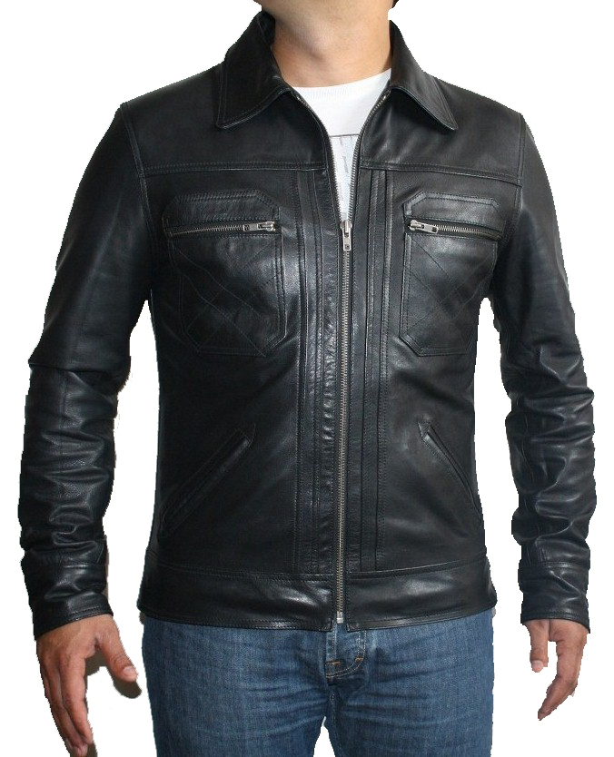 Mens Black Leather Jacket - Mens Jackets Uk